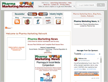 Tablet Screenshot of pharma-mkting.com
